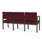 Lesro Lenox 3 Seat Tandem Seating W/ Arms, 64.5 in W 24.5 in L 32 in H LS3103 - alternate 2